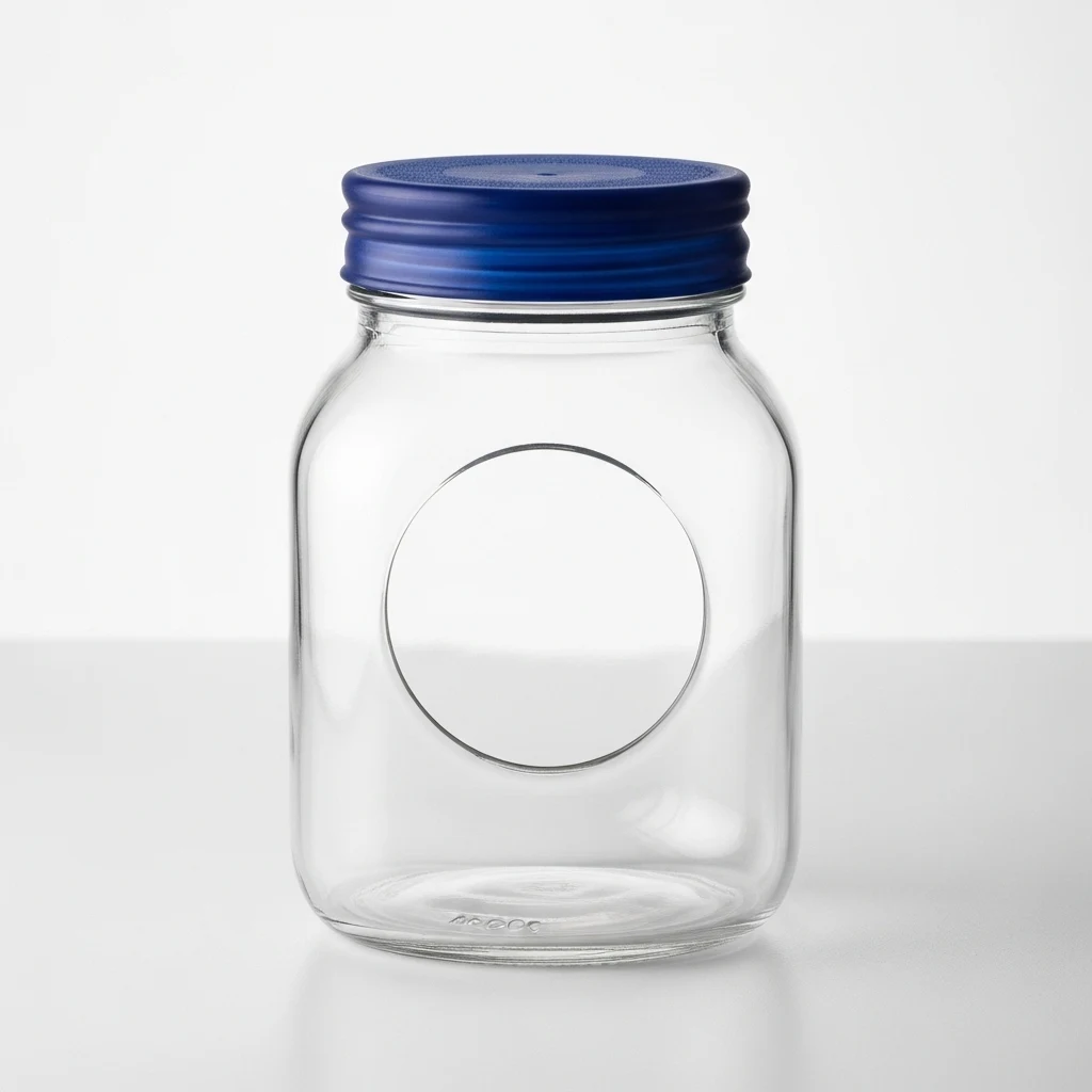 Arcoroc glass food storage jar image 3