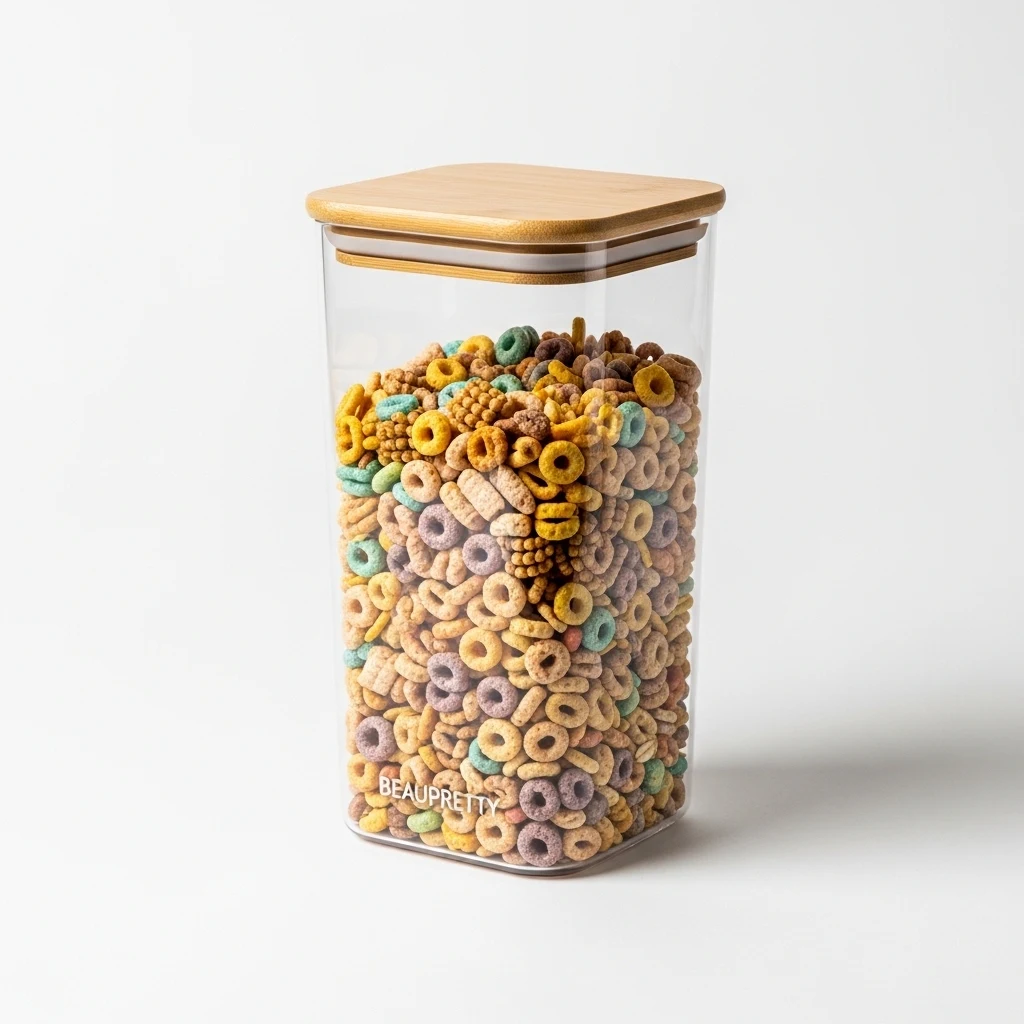 Beaupretty cereal storage canister