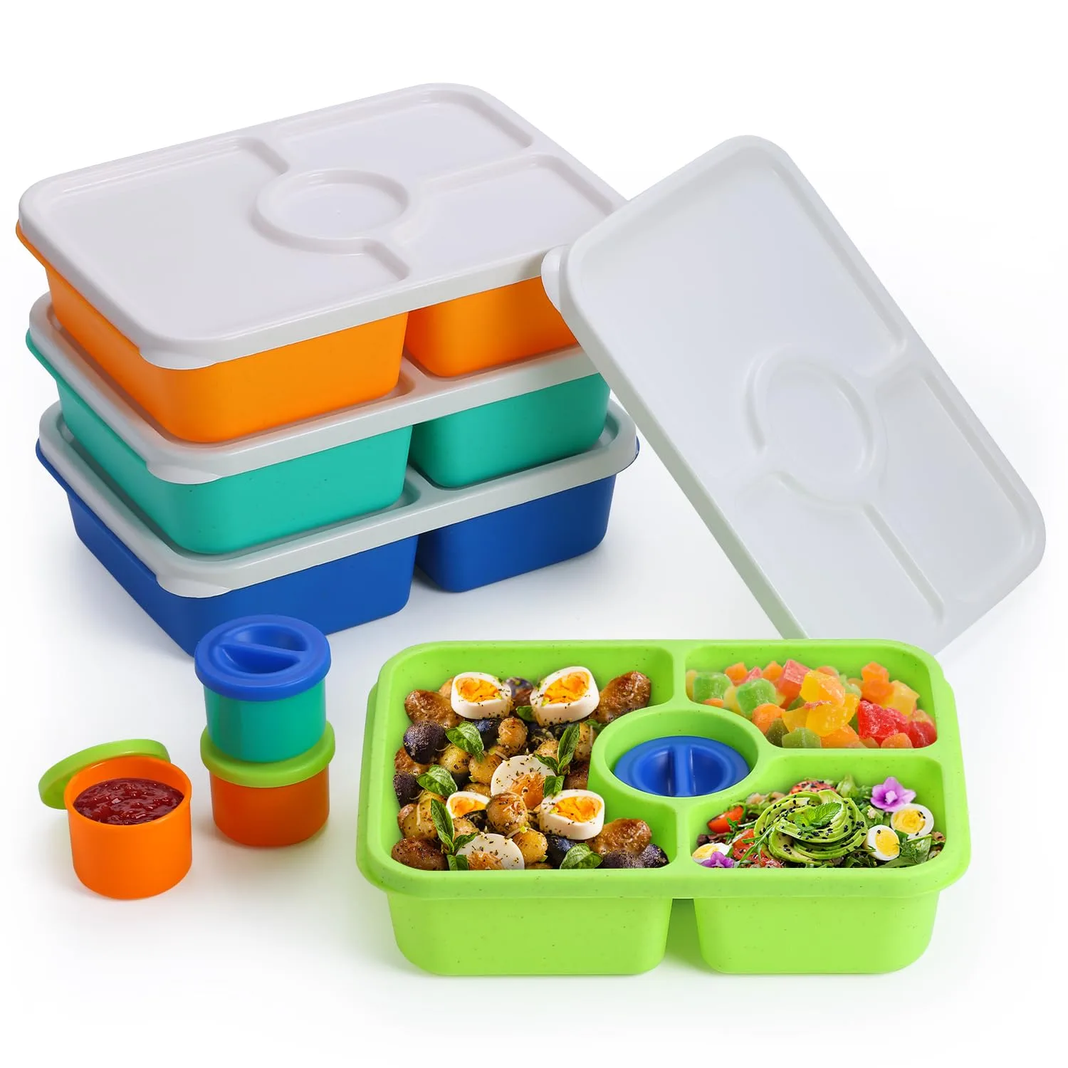 Bento box meal prep container