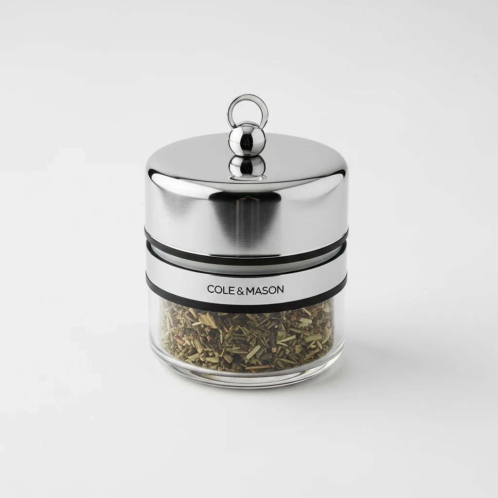 Cole & Mason herb storage jar