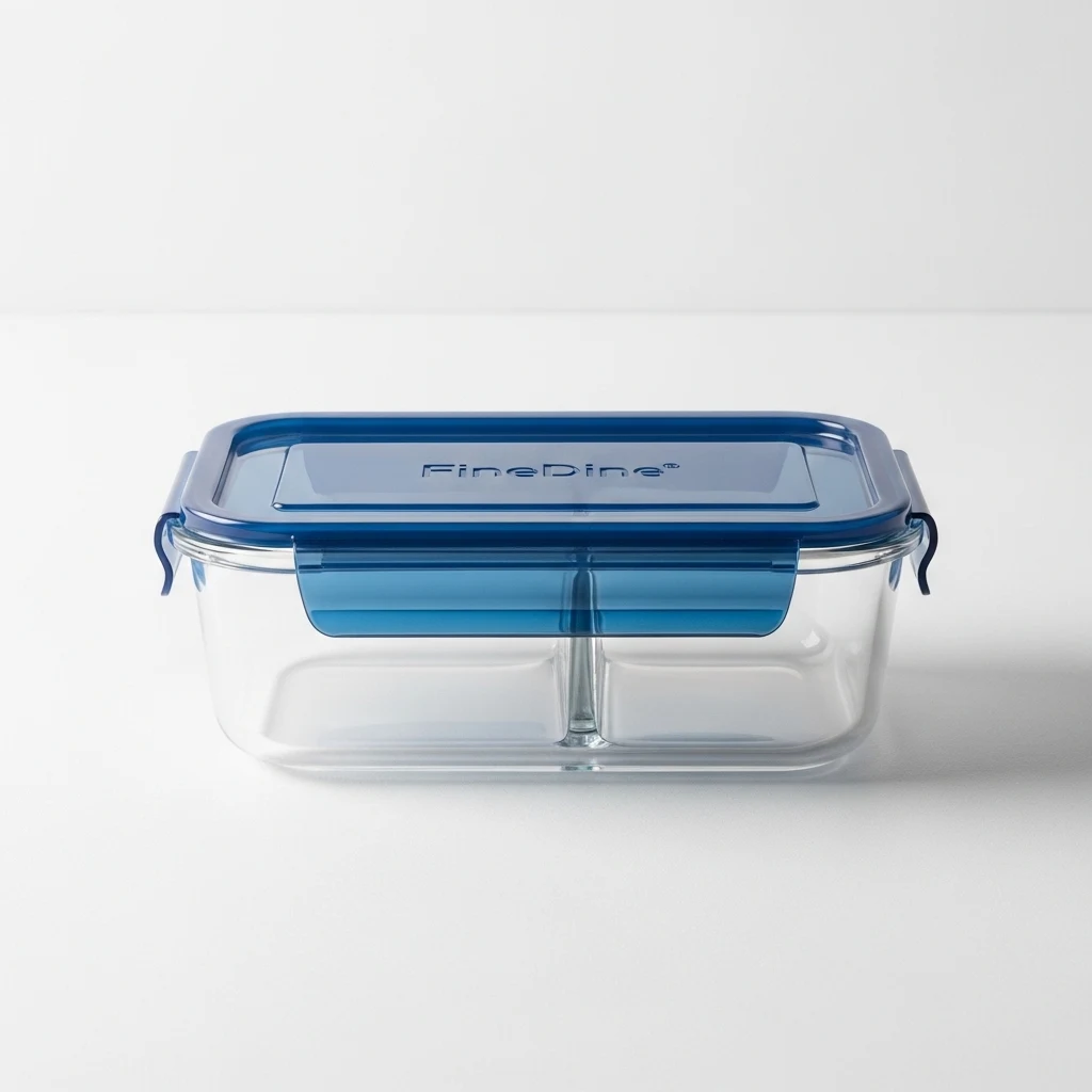 FineDine glass meal prep container image 3