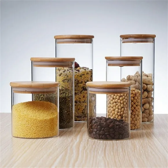 Full Circle glass food storage jar