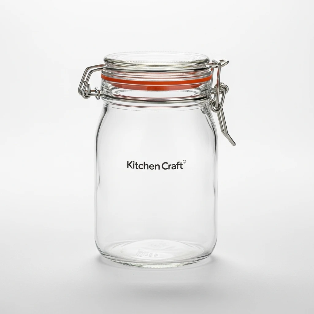 Kitchen Craft glass storage jar image 3