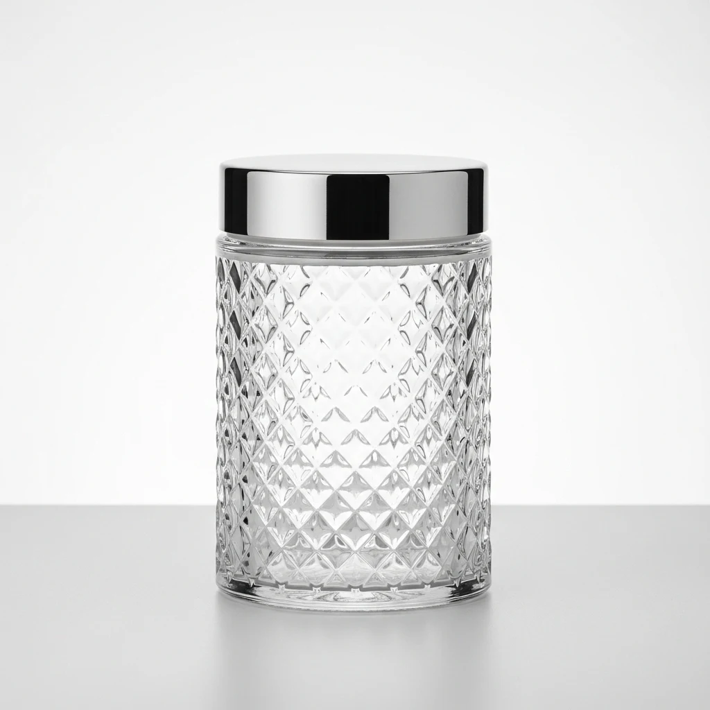 Maxwell Williams Diamante glass canister