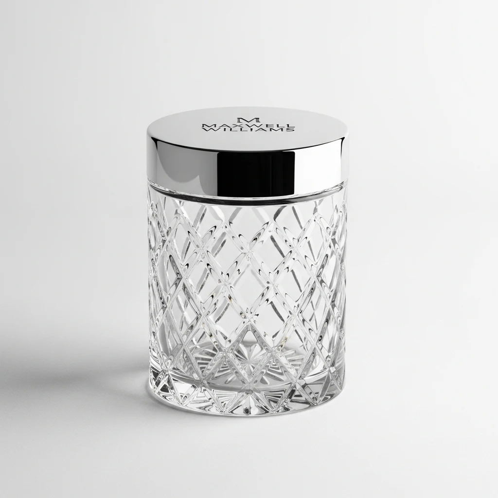 Maxwell Williams Diamante glass canister image 2