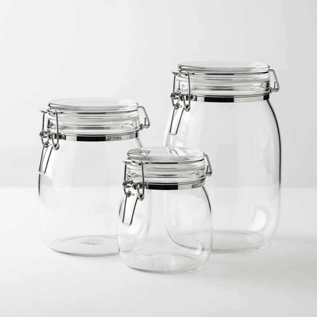 Oggi glass barrel canister set image 3