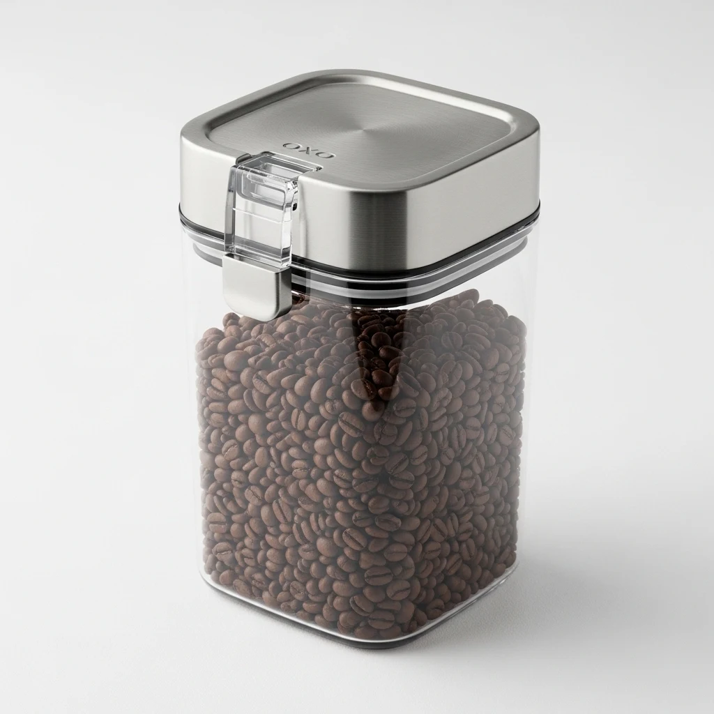 OXO SteeL airtight canister image 3