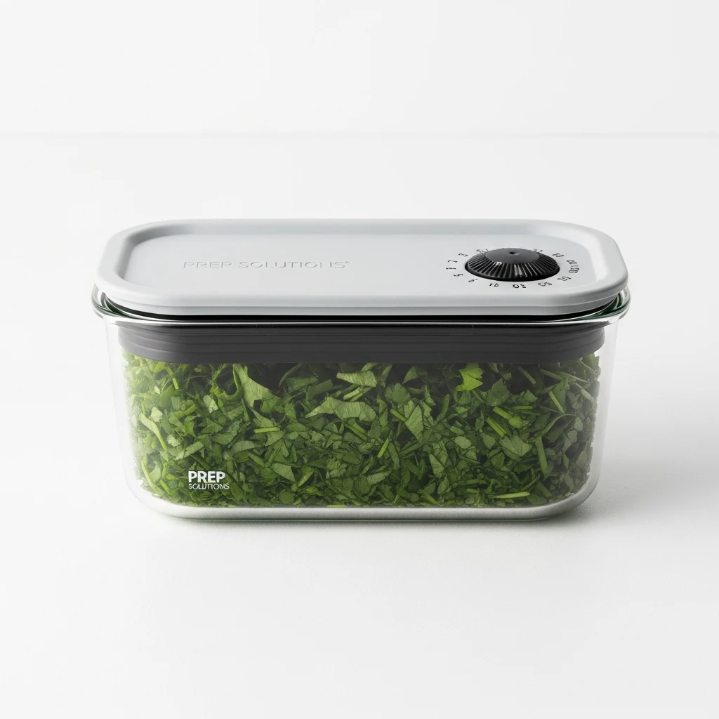 Prep Solutions glass storage container