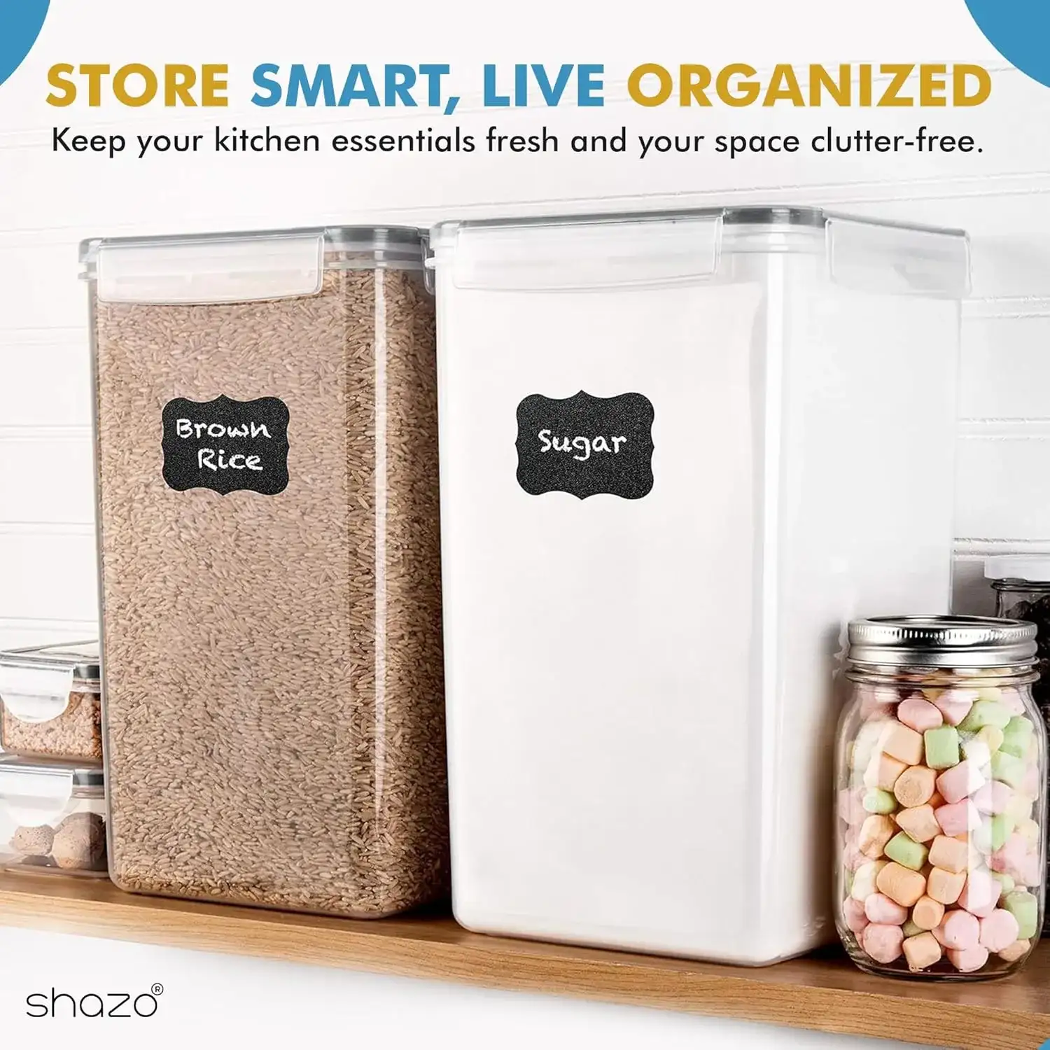Shazo airtight food storage container image 3