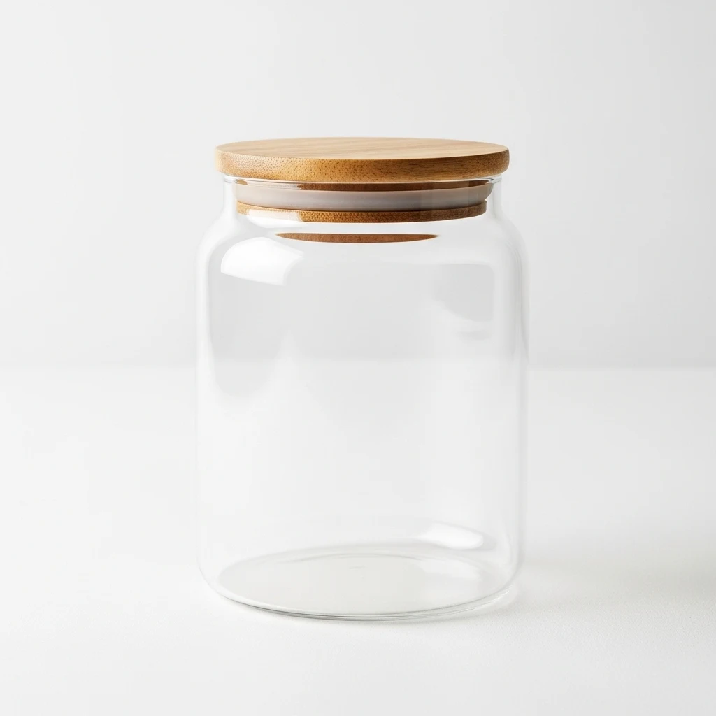 Utopia Kitchen glass storage jar image 3