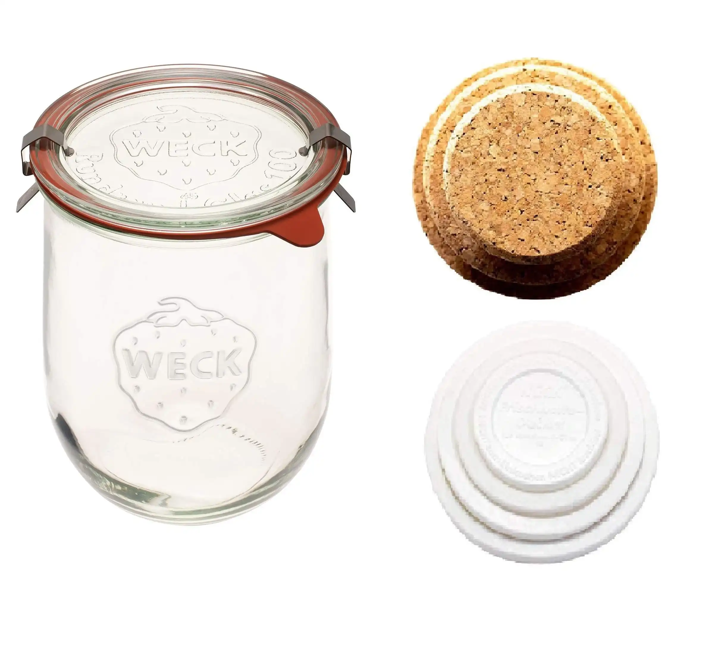 Weck tulip jar glass image 3